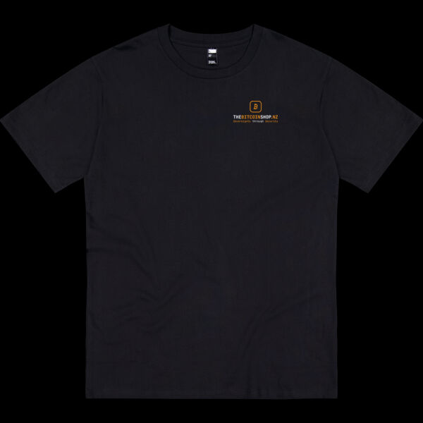 The Bitcoin Shop 'Sovereignty through Security' logo shirts Thumbnail